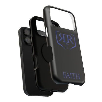 "FAITH" Blue Tough Phone Case