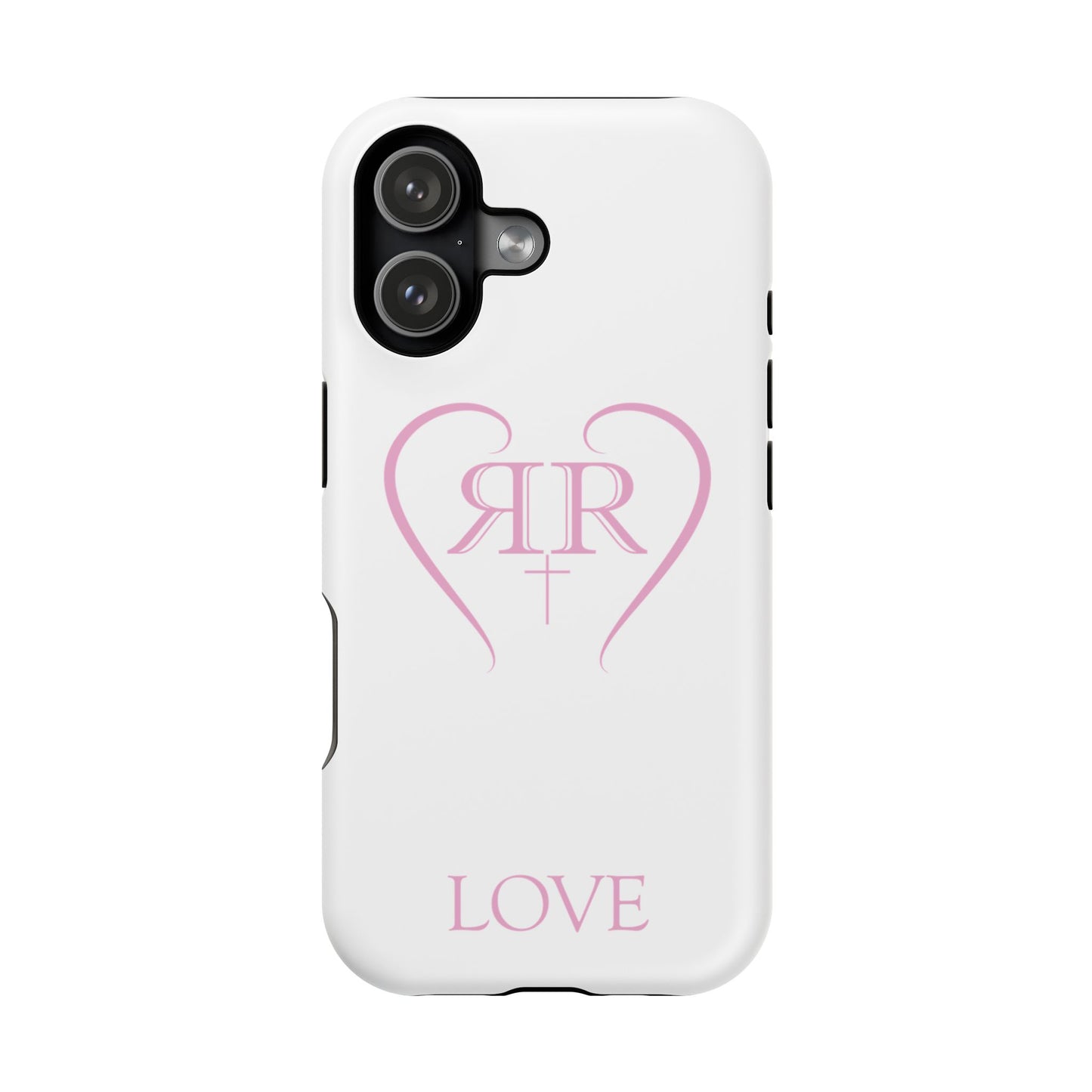 "LOVE" Pink Tough Phone Case