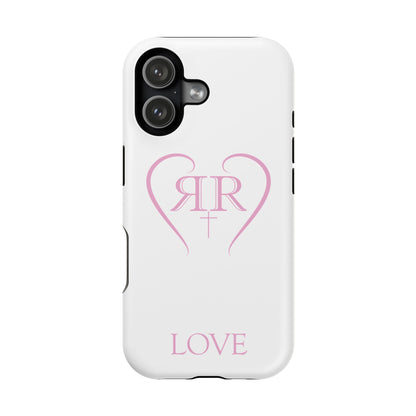 "LOVE" Pink Tough Phone Case
