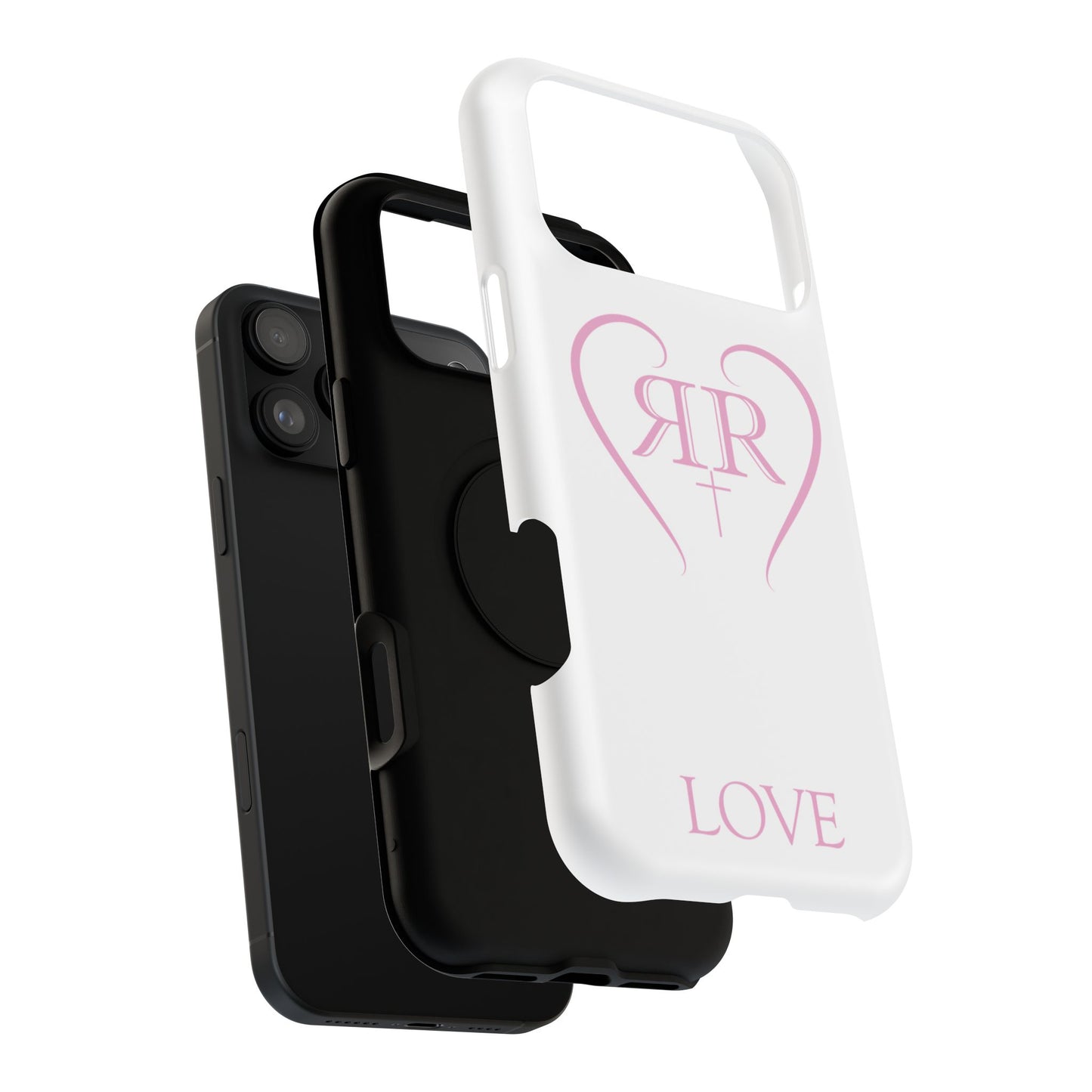 "LOVE" Pink Tough Phone Case