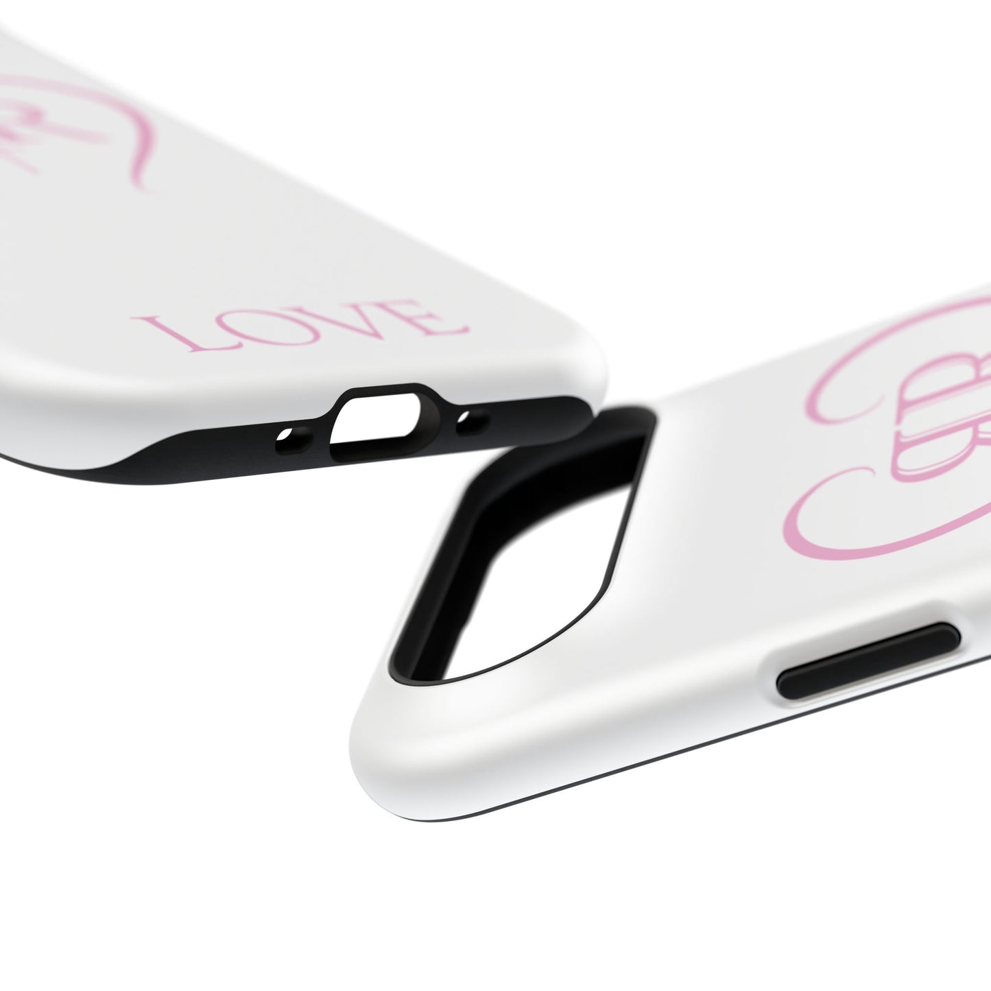 "LOVE" Pink Tough Phone Case