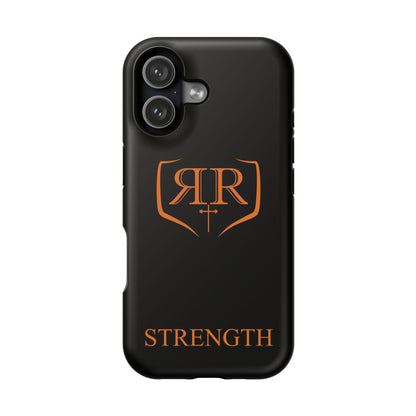 "STRENGTH" Orange Tough Phone Case