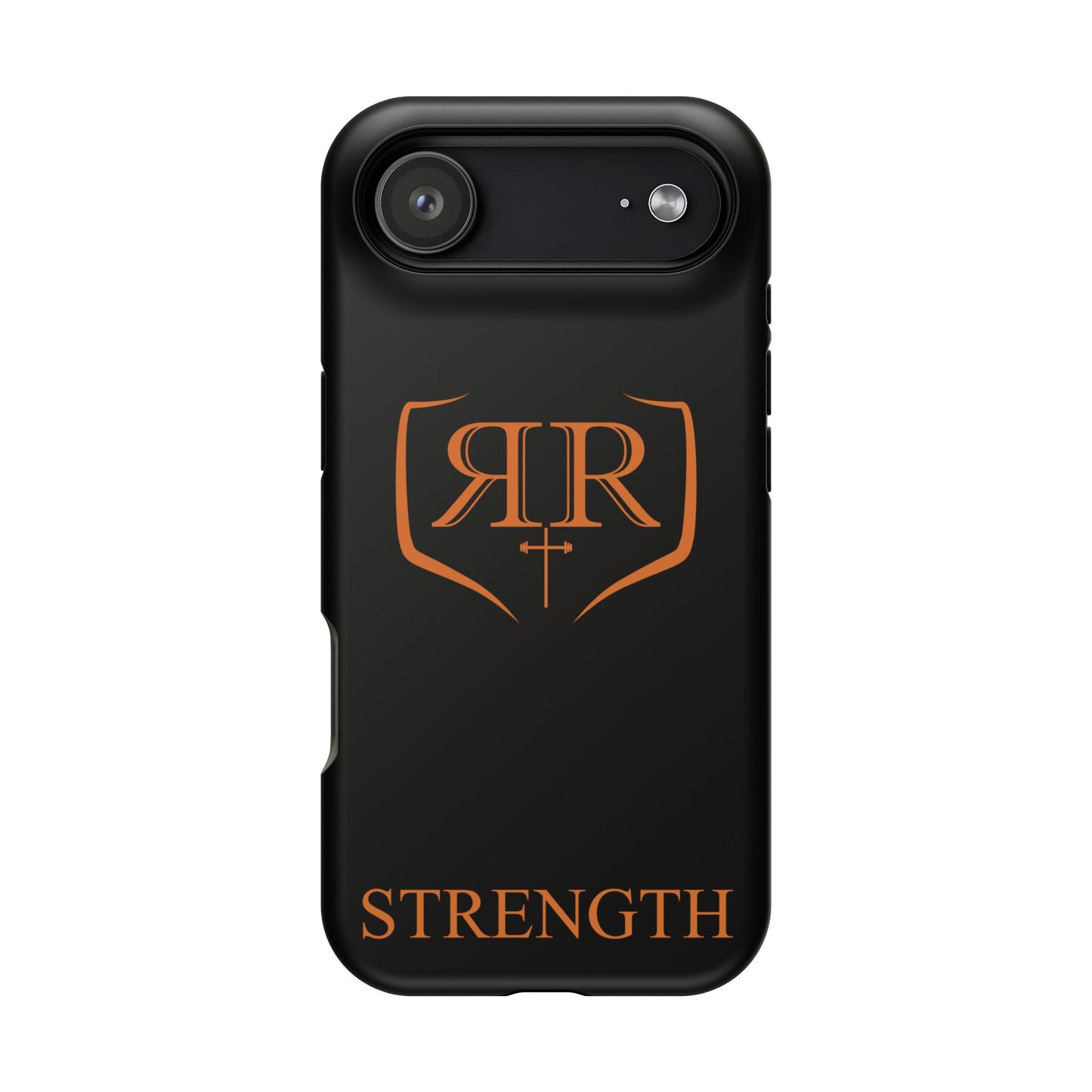 "STRENGTH" Orange Magnetic Phone Case