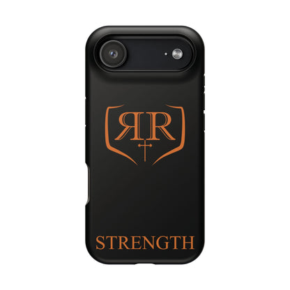 "STRENGTH" Orange Magnetic Phone Case