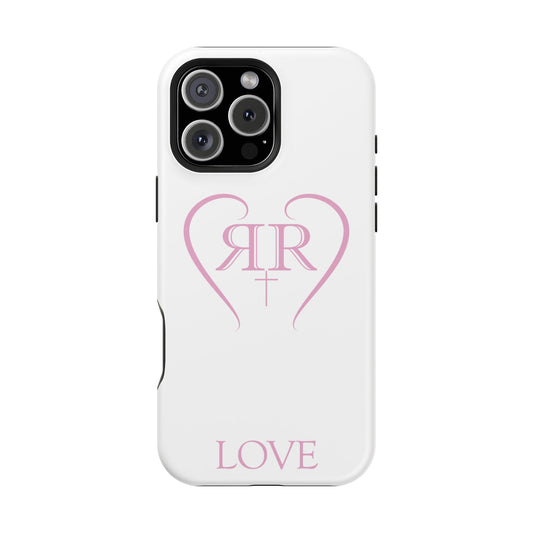 "LOVE" Pink Magnetic Phone Case