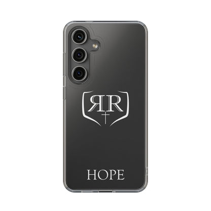Transparent "HOPE" White Phone Case