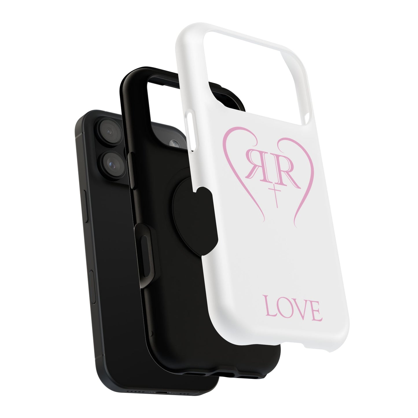 "LOVE" Pink Tough Phone Case