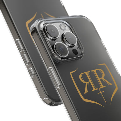 Transparent "GLORY" Gold Phone Case