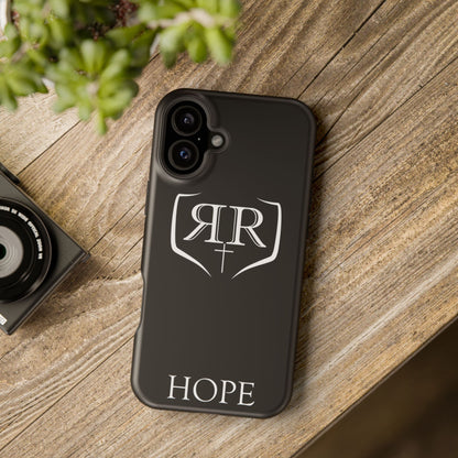 "HOPE" White Tough Phone Case