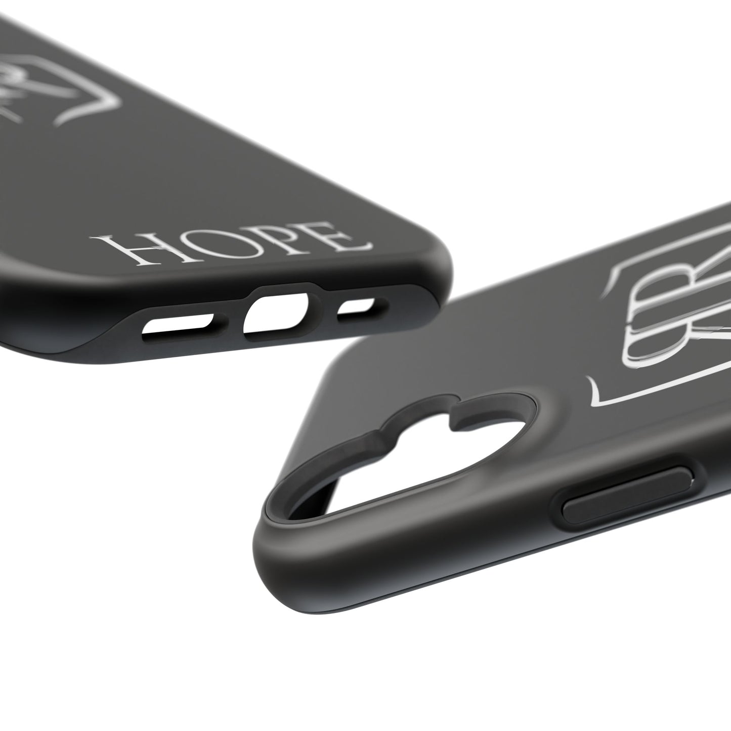 "HOPE" White Tough Phone Case
