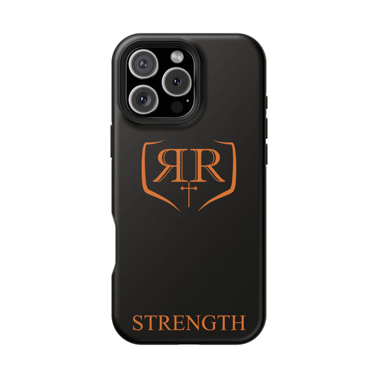 "STRENGTH" Orange Tough Phone Case