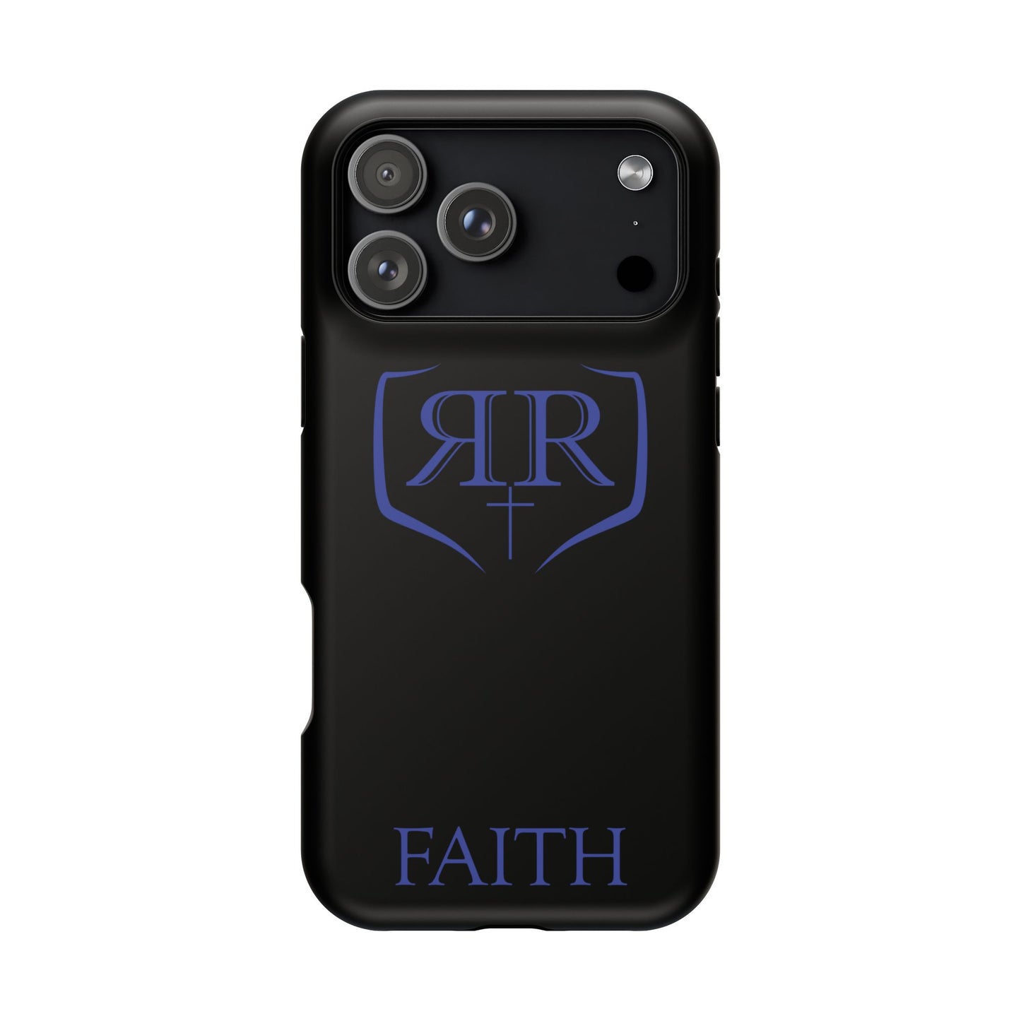 "FAITH" Blue Tough Phone Case