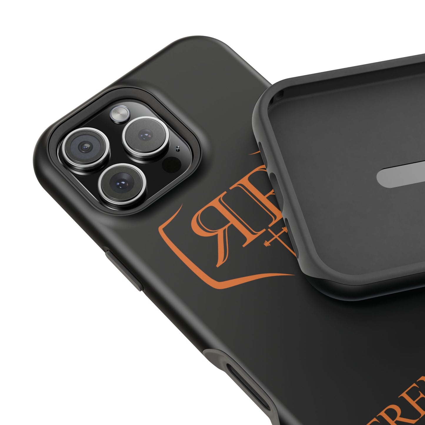 "STRENGTH" Orange Magnetic Phone Case