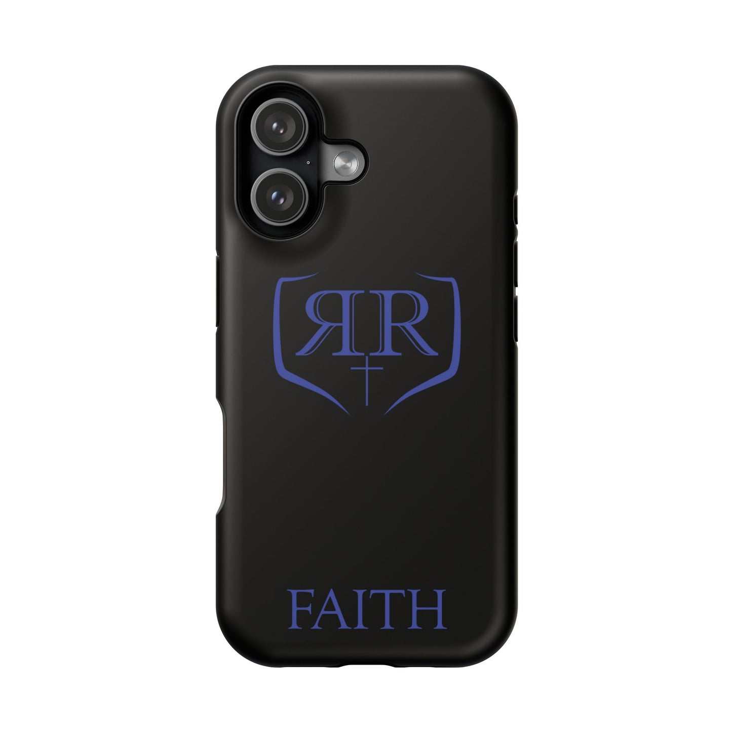"FAITH" Blue Tough Phone Case